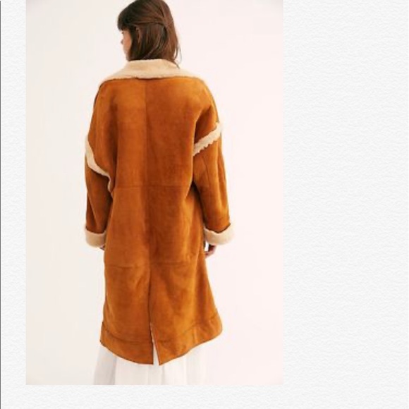 Free People Aspen Marshall suede shearling jacket - Picture 5 of 14